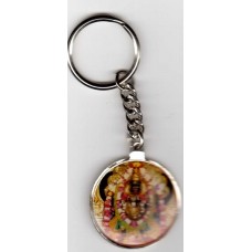 Lord Narashima Deity Photo Keyring